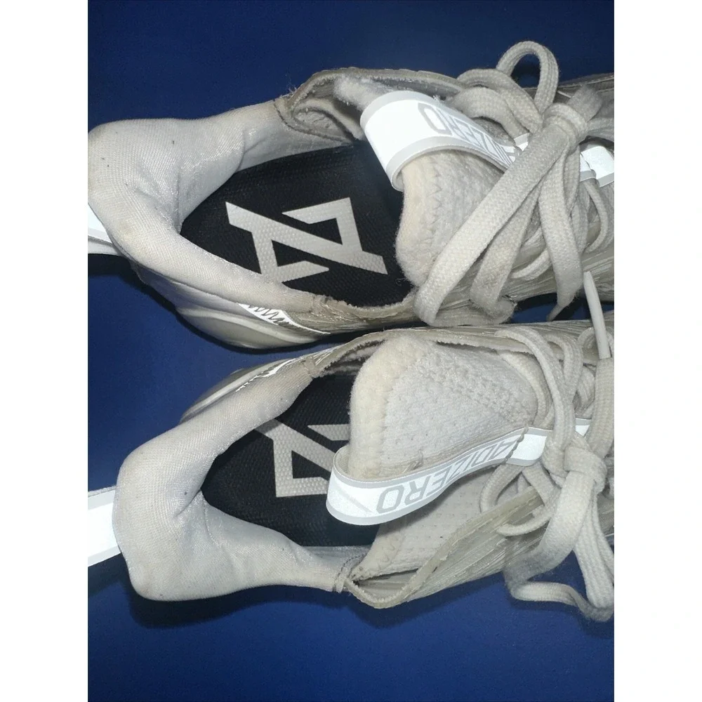 Adidas ADIZERO 12.0 Football Cleats Triple White GX5413 Men's Size 7.  Looks NEW